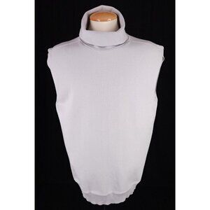 Homme Plissé Issey Miyake Gray Smooth Knit Sweater Vest O/S New